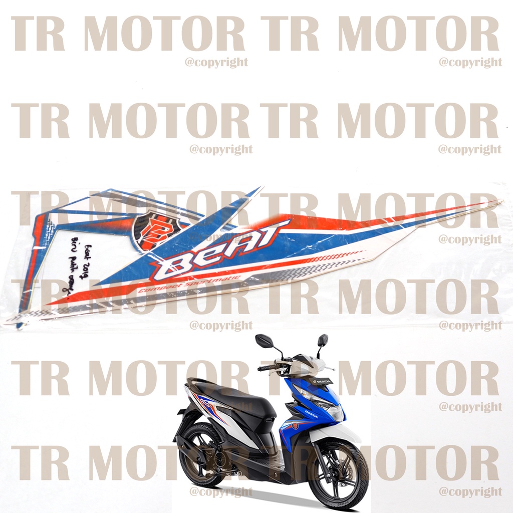 Stiker Motor Beat 2019 Sticker Striping Full Set Body Motor