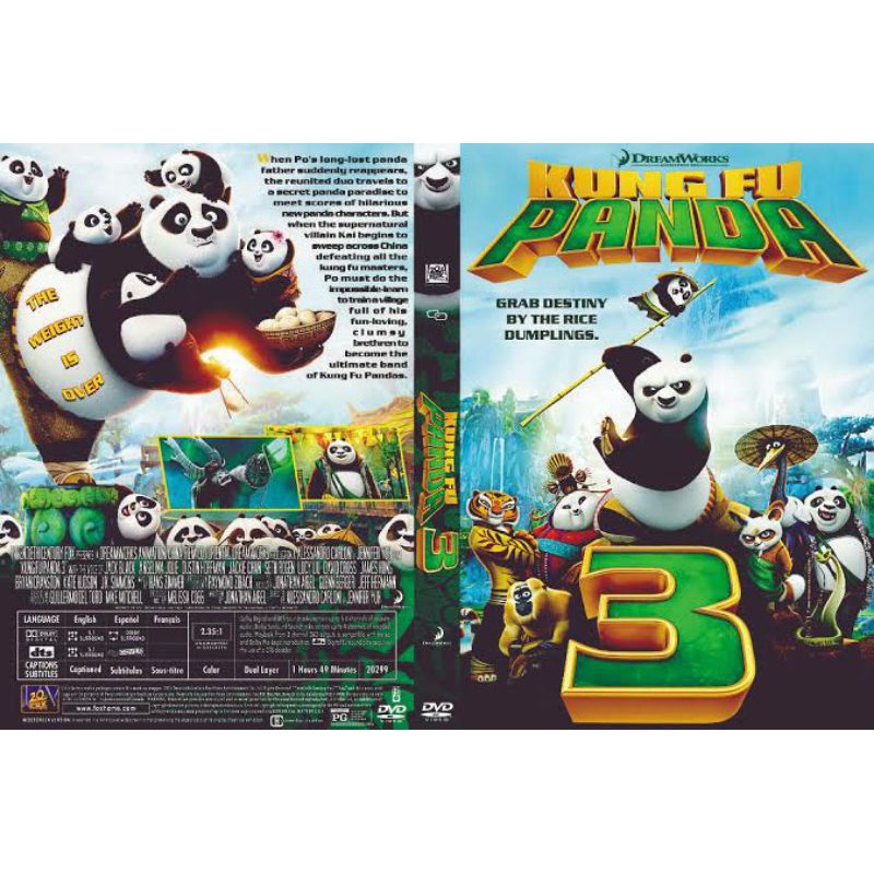 Kaset Film Kartun Kungfu Panda3