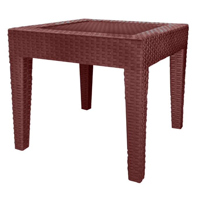 &<&<&<&] Meja teras Plastik motif rotan NAPOLLY MTR 475