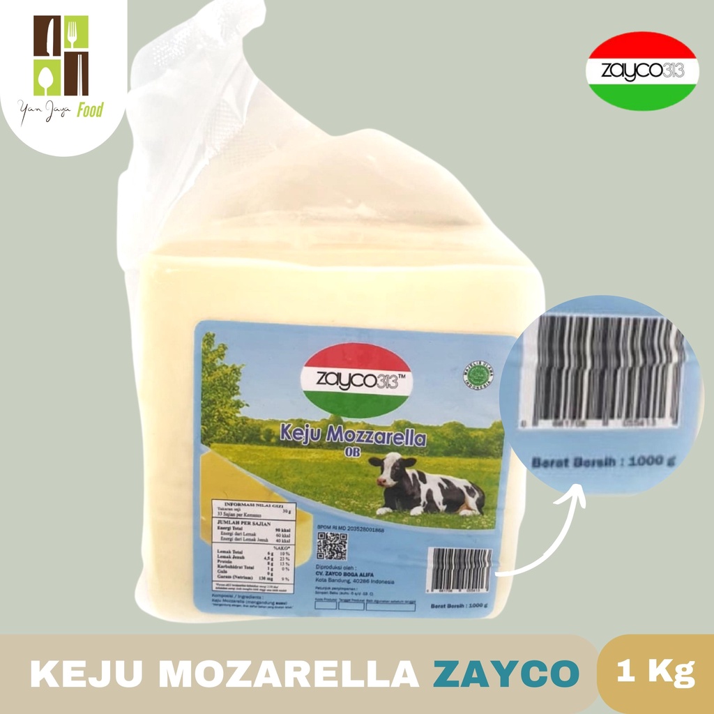 KEJU MOZARELLA OLDENBURGER ZAYCO 200GR / 250GR / 1KG