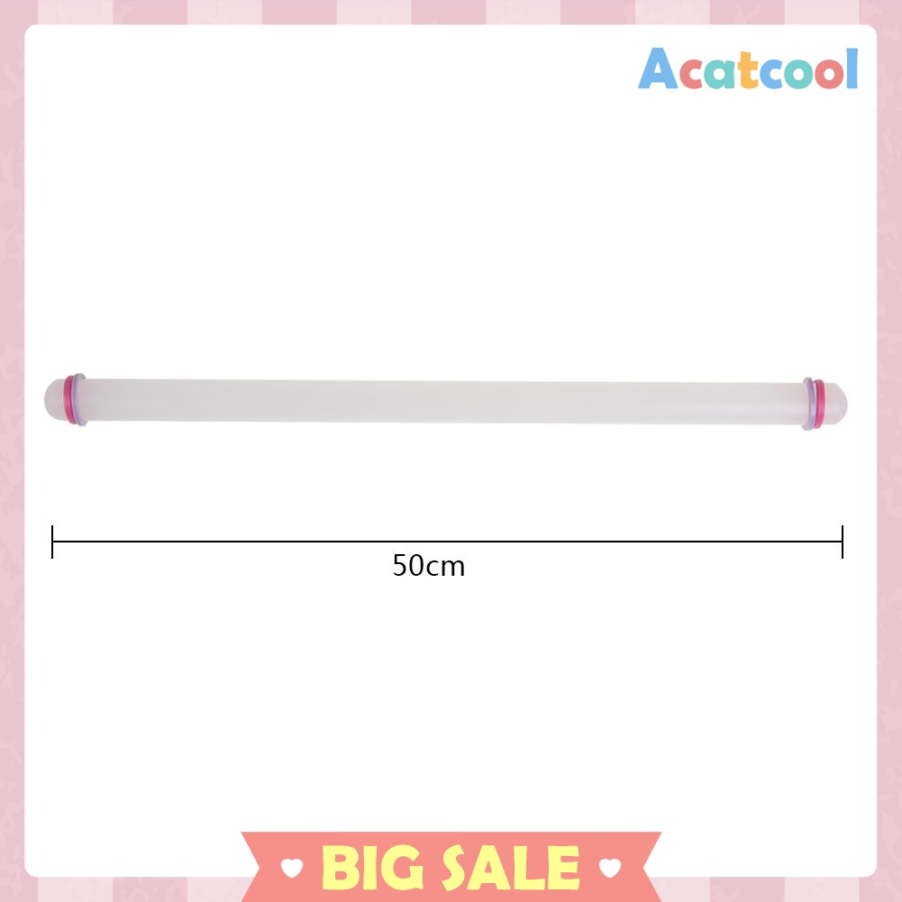 50cm Non-stick Sugar Craft Fondant Rolling Pin Baking Cake Cookie Tools