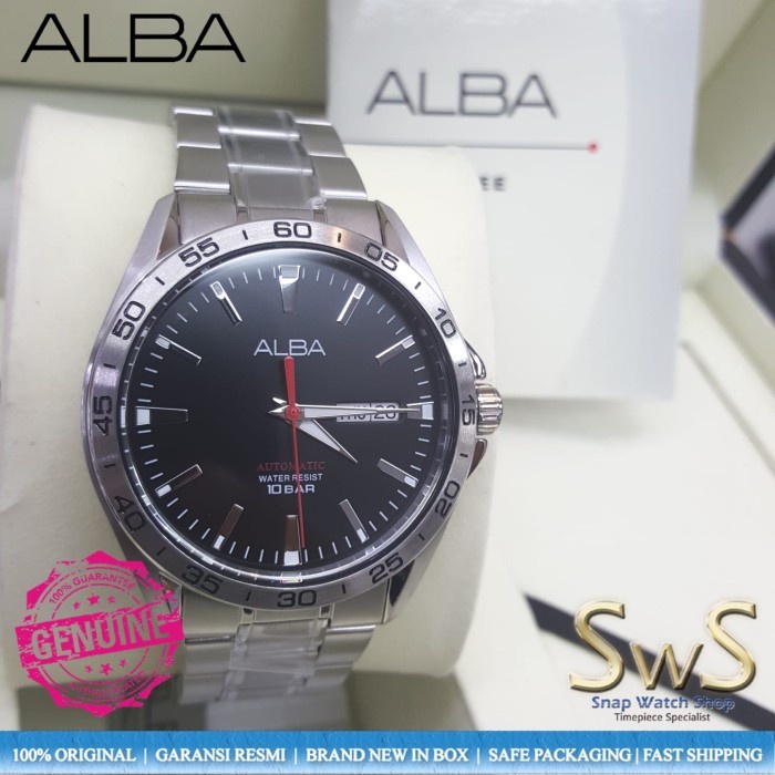 Jam Tangan Pria Alba Automatic AL4301X1 AL4301 42 mm Original Resmi