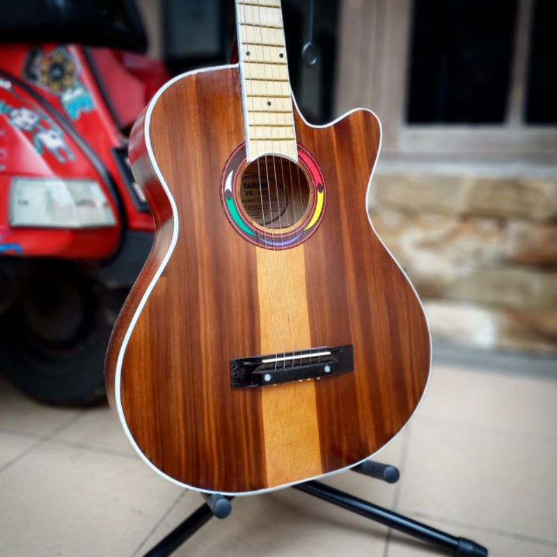 Gitar Akustik Custom Ymh Model FG - 225 ( Gratis Pik )