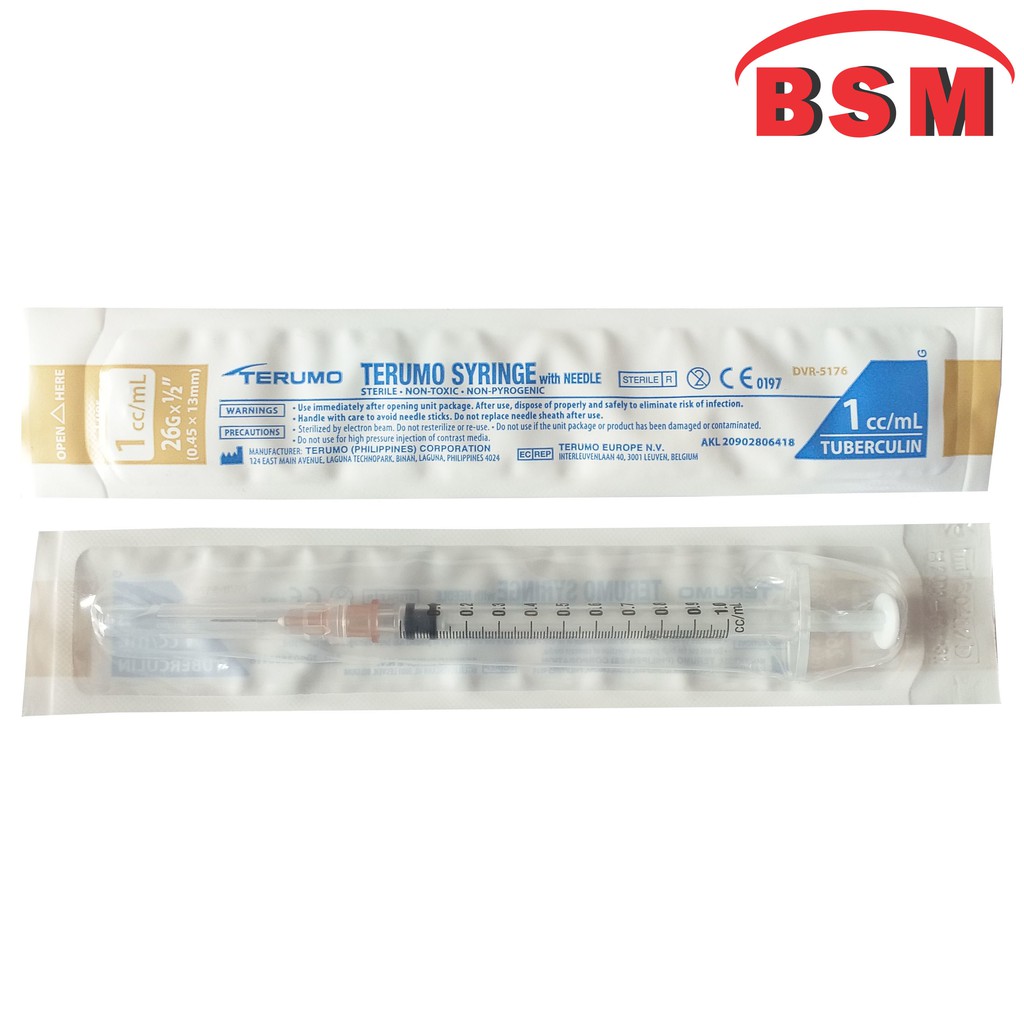 Jarum Suntik (Spuid) Terumo 1CC Tuberculin