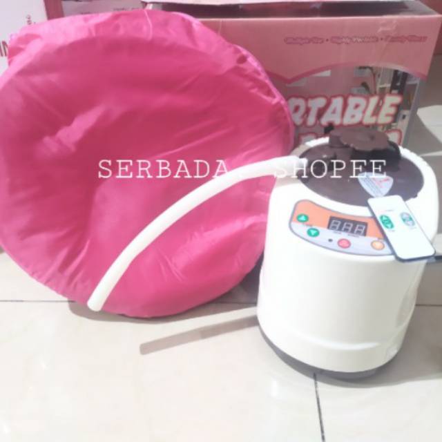 A1 Sauna Portable / Sauna Box Pelangsing Tubuh Uap Panas Dengan Remot Sauna Spa Steam Slimming Body