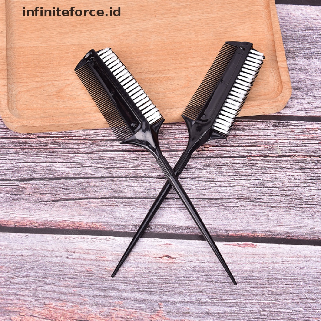 (Infiniteforce.Id) Sisir Pewarna Rambut Profesional Dua Sisi