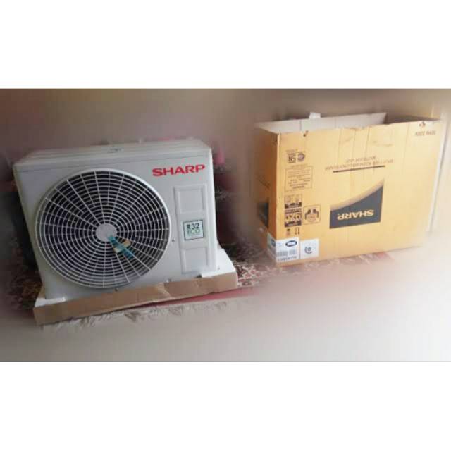 Outdoor Unit Only Ac Split Merk Sharp Uk 1 2pk Segel Kardus Baru Build Up Thailand Indonesia