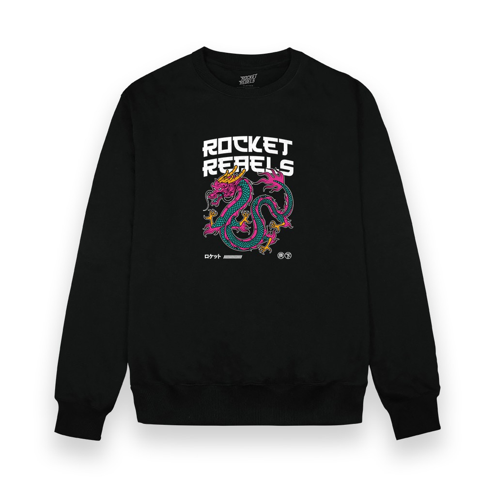 ROCKETREBELS Sweater Original Dragon Premium Cotton Fleece