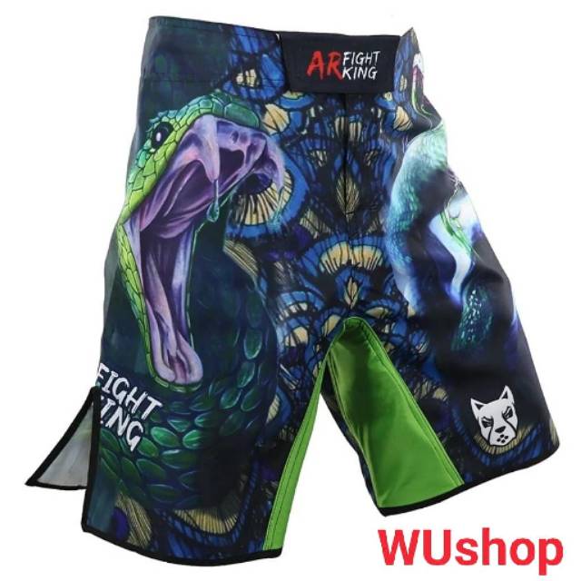 Fight king celana mma short pants kickboxing bjj