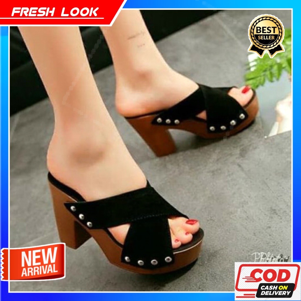 Sepatu Heels Wanita Import Batam Branded Original Murah Bagus