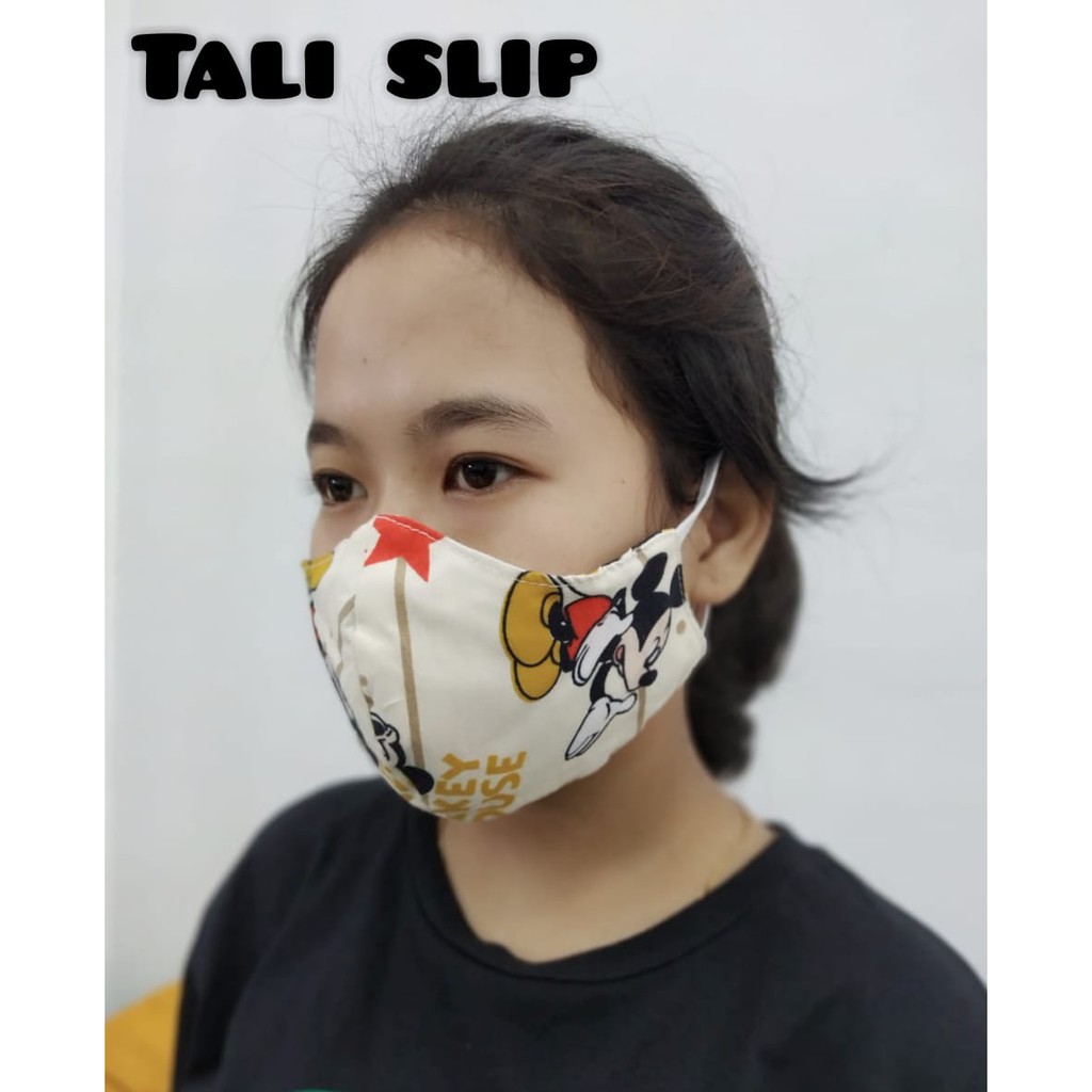  MASKER KAIN KEKINIAN  2 LAPIS Shopee Indonesia