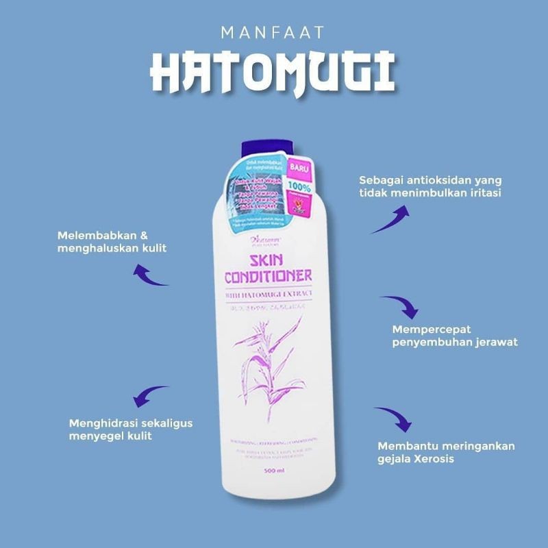 Autumn Skin Conditioner Toner With Hatomugi Extract 500mL By Autumn Pure Nature