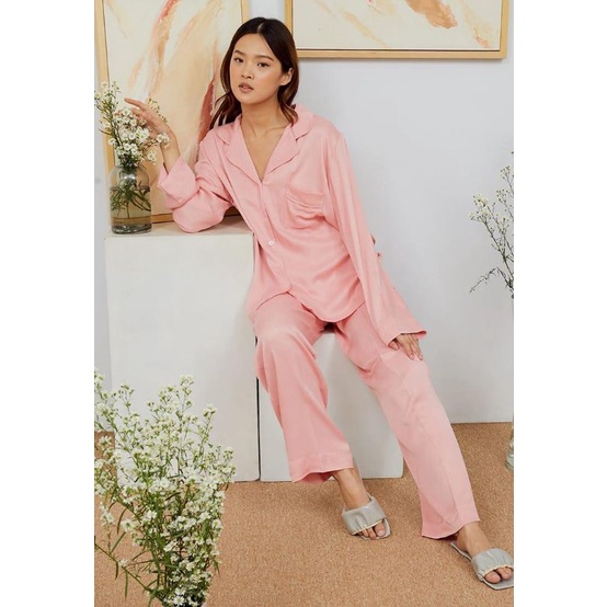 [READY STOCK] ZoAL Pajamas x Nikita Mirzani/ Peach