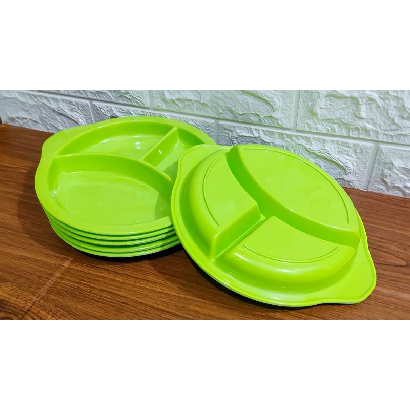 Piring makan sekat 3 melamine