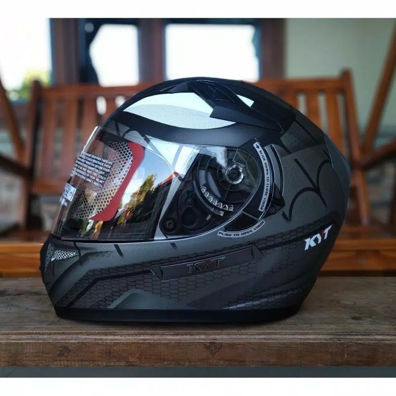 KYT K2R SPIDERMAN BLACK/SILVER DOF