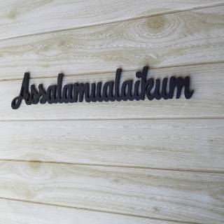 Assalamualaikum Hiasan Pintu Pajangan Dinding Tulisan Assalamualaikum Hiasan Pintu Pajangan Dinding Tulisan