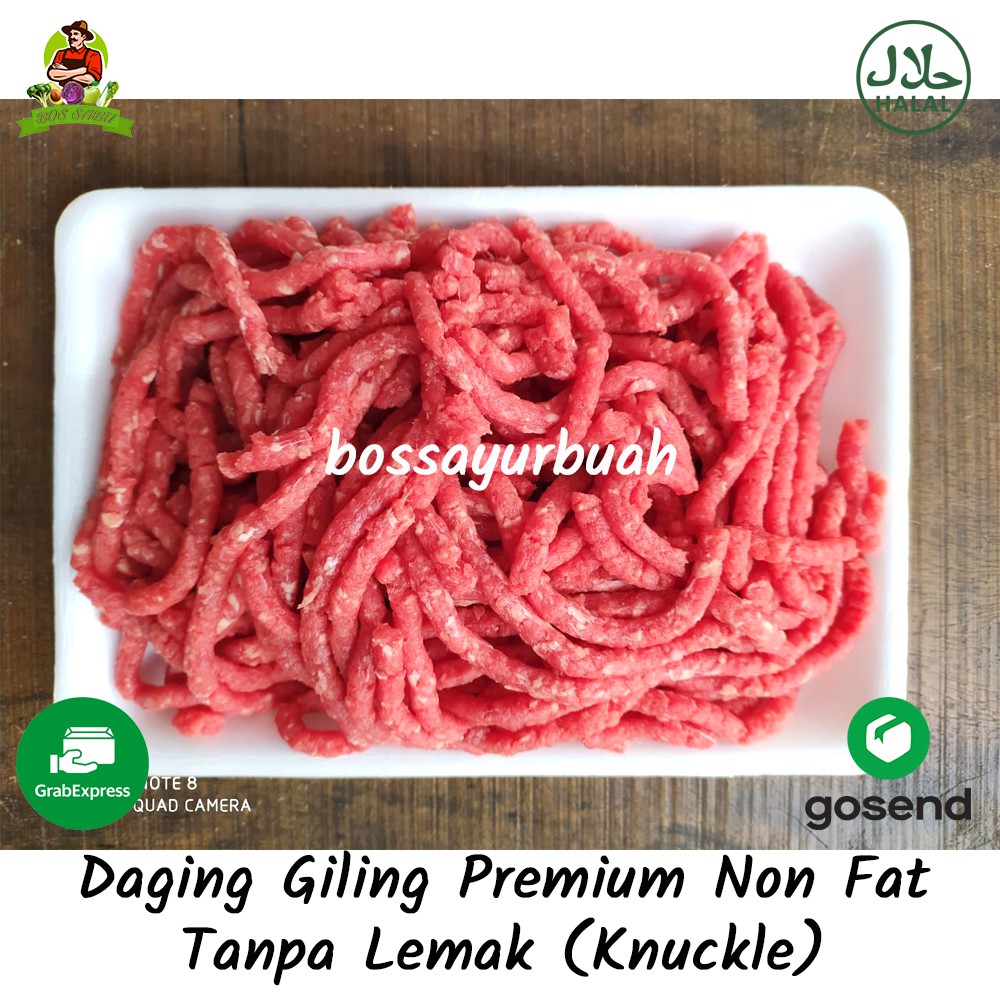 

Daging Giling Minced Beef Premium Tanpa Lemak - Non Fat 500 Gram Frozen