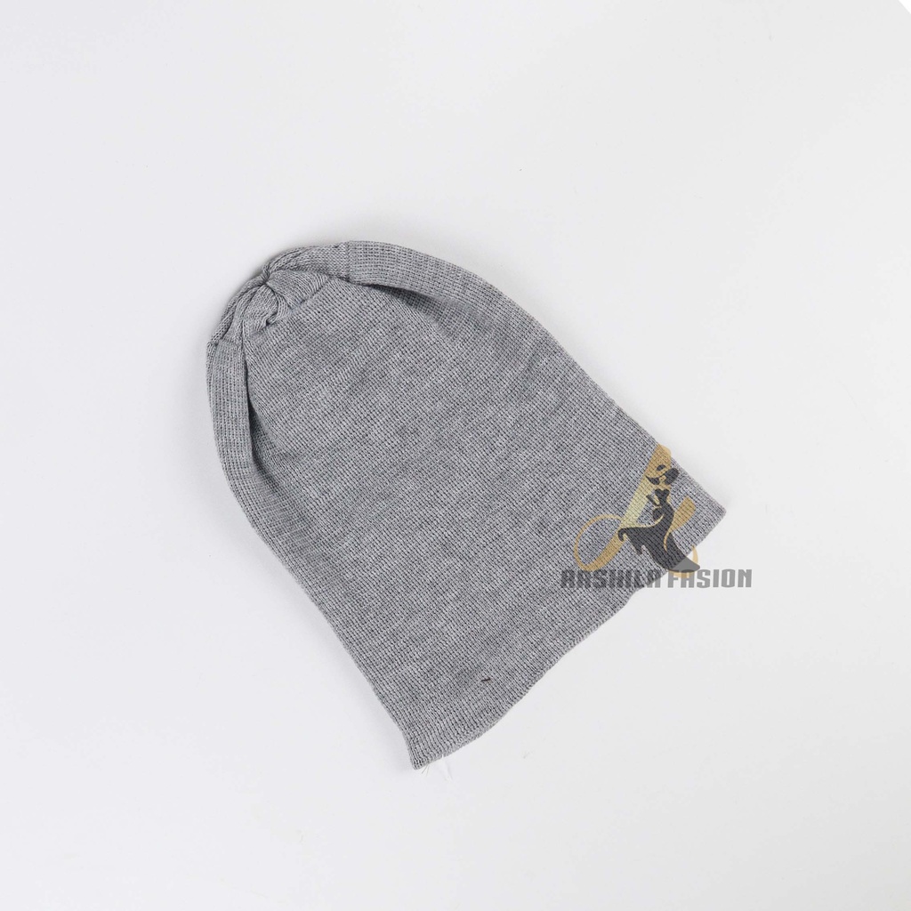Topi Bayi Kupluk Polos Skater Gratis Bordir Nama Anak