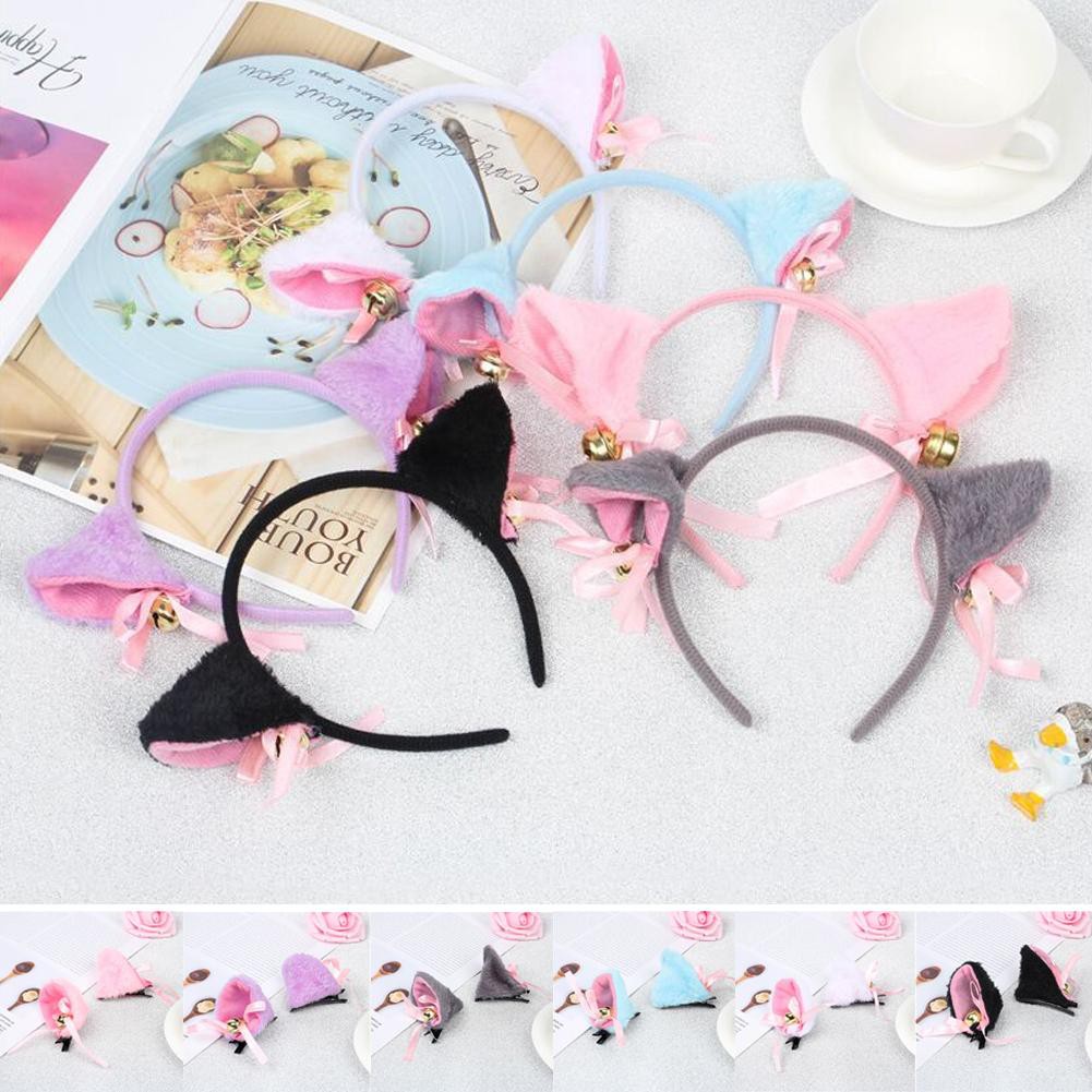 CSP002 – Cat Ears Bandana / Bando Jepit Telinga Kucing Lucu Cosplay