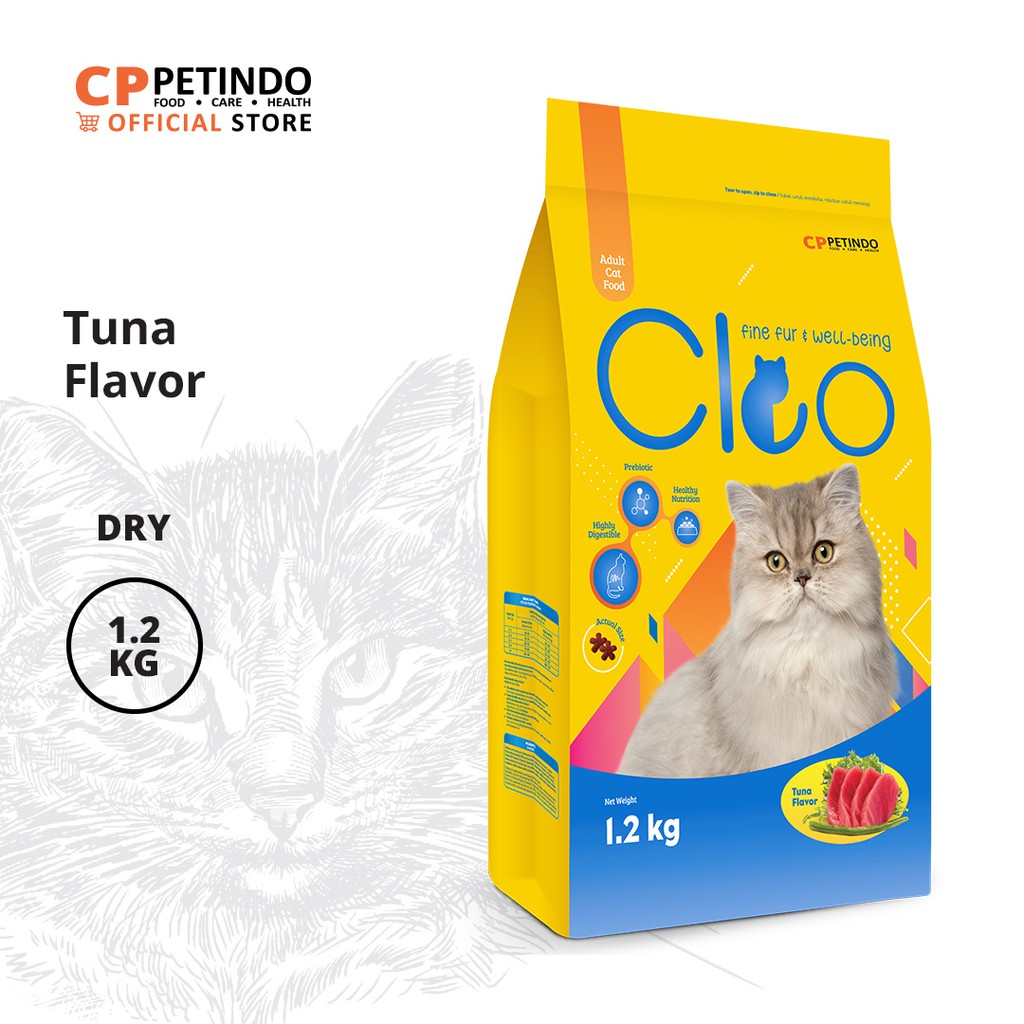 CPPETINDO Cleo Tuna Adult Cat Food 1.2 kg