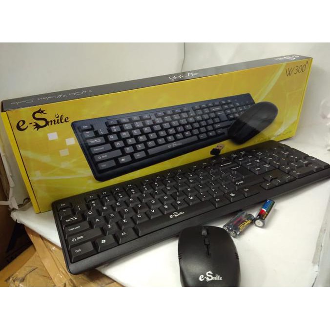 KEYBOARD WIRELESS MOUSE BANDA W200 PAKET