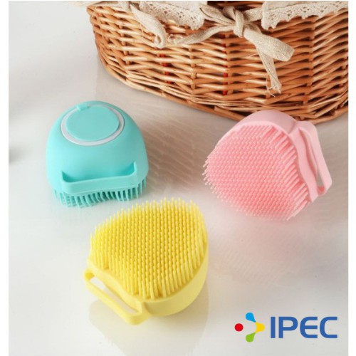 Sikat Mandi Dispenser Silicon /Shower Brush /Sikat Silicone Lembut DISPENSER SABUN MANDI 10019