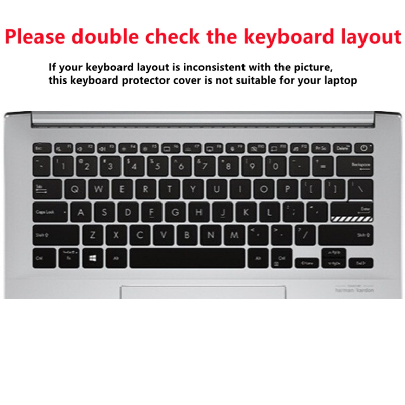 ASUS Untuk 14inci2021asus Vivobook M3400 M3400q D3400q/Pro 14m1403qa Lembut Ultra-Tipis Silikon Laptop Keyboard Cover Pelindung