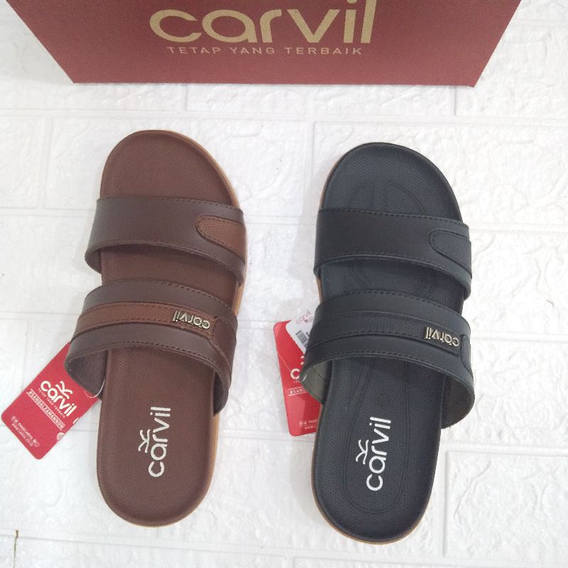 Sandal Slide tali dua Carvil Welton 02 | Sandal Harian Carvil | Sandal Kasual Carvil