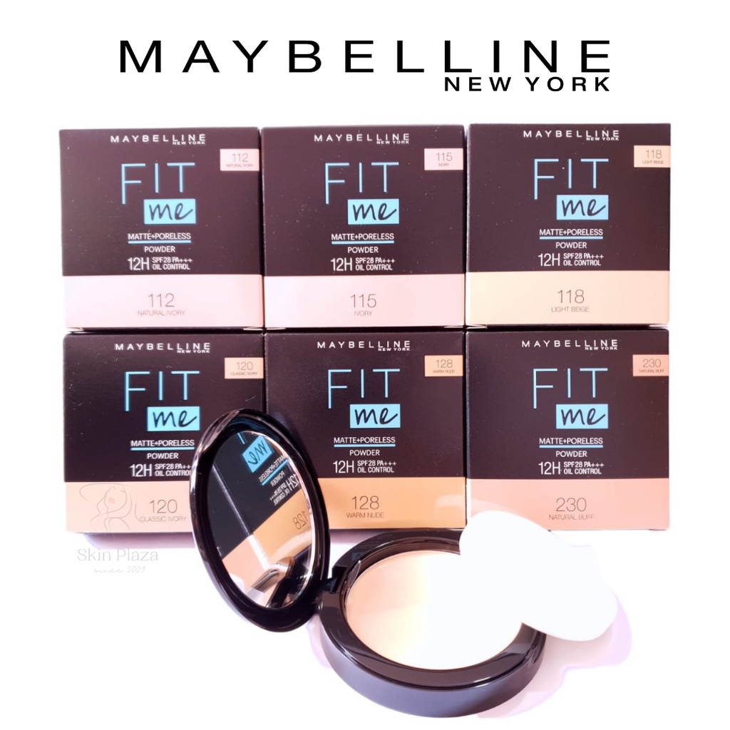 Maybelline Fit Me Matte + Poreless Compact Powder Bedak BPOM