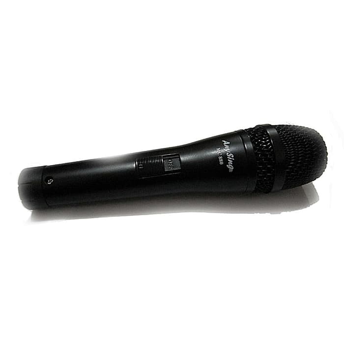 Anysing MC 880 Dynamic cardioid microphone karaoke - Hitam