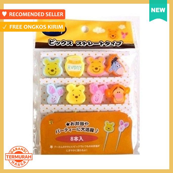 Disney Winnie The Pooh Food Picks (Kn 04190) - Bekal - Cetakan Bento