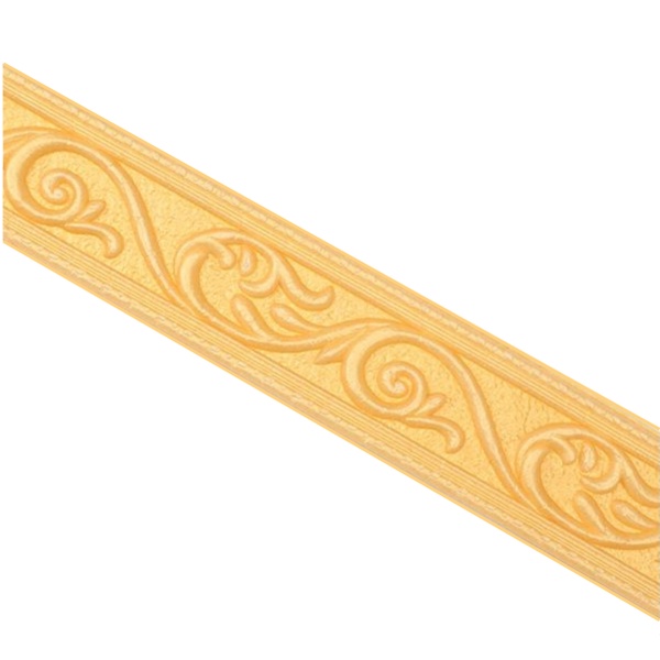 LIST BORDER FOAM 3D LIS WALLPAPER BORDER STICKER (LEBAR 5 CM)-T5-07 GOLD