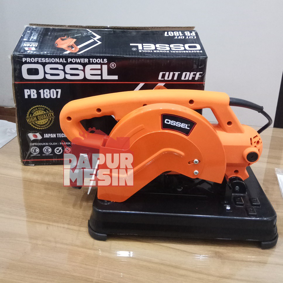 Mesin Potong Cut Off PB 1807 OSSEL Besi Mesin Potong Kayu