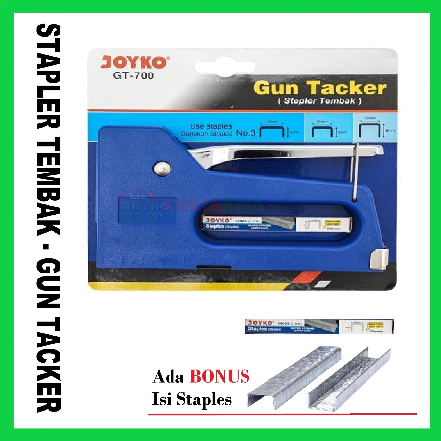 Stepler Tembak Joyko GT-700 GUN TACKER