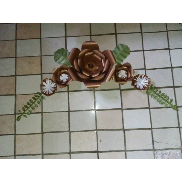 Paper flower /back drop / background tunangan