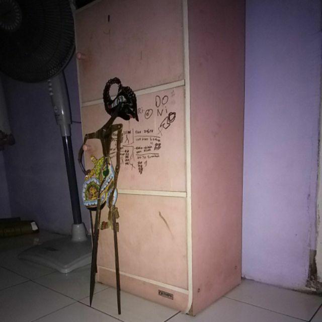(bisa Cod) Kerajinan Wayang Kulit Raden Arjuna Ukuran Besar 40x20 Cm Cocok Untuk Dalang Dewasa