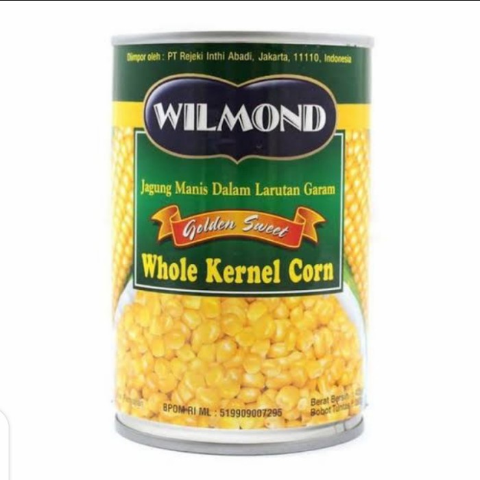 

Wilmond Whole Kernel Corn/ Jagung manis/ Jagung pipil kaleng 425 gr