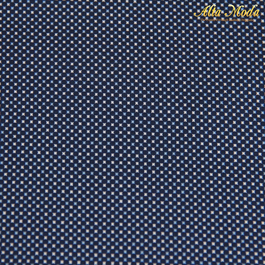 

Alta Moda Cotton Shirting Navy Motif Binta Kecil Putih (1M)