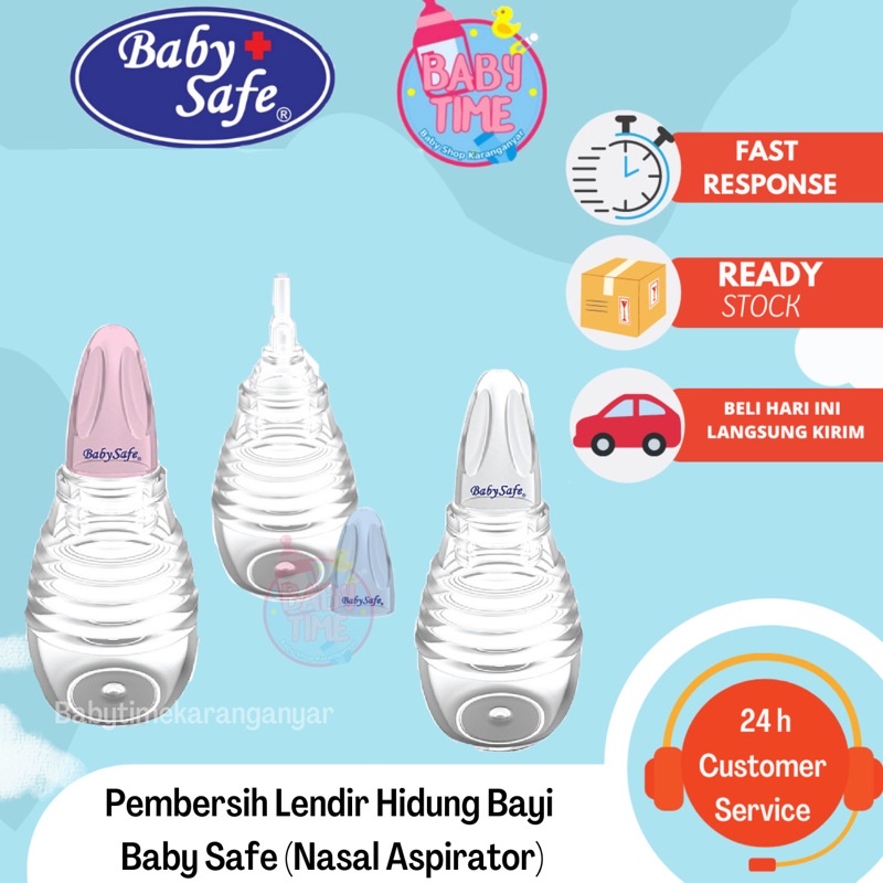 BABY SAFE NASAL ASPIRATOR Babysafe Sedotan Sedot Ingus bayi Pipet NAS01 BPA FREE Baby Safe Nasal Aspirator Pembersih Hidung NAS01