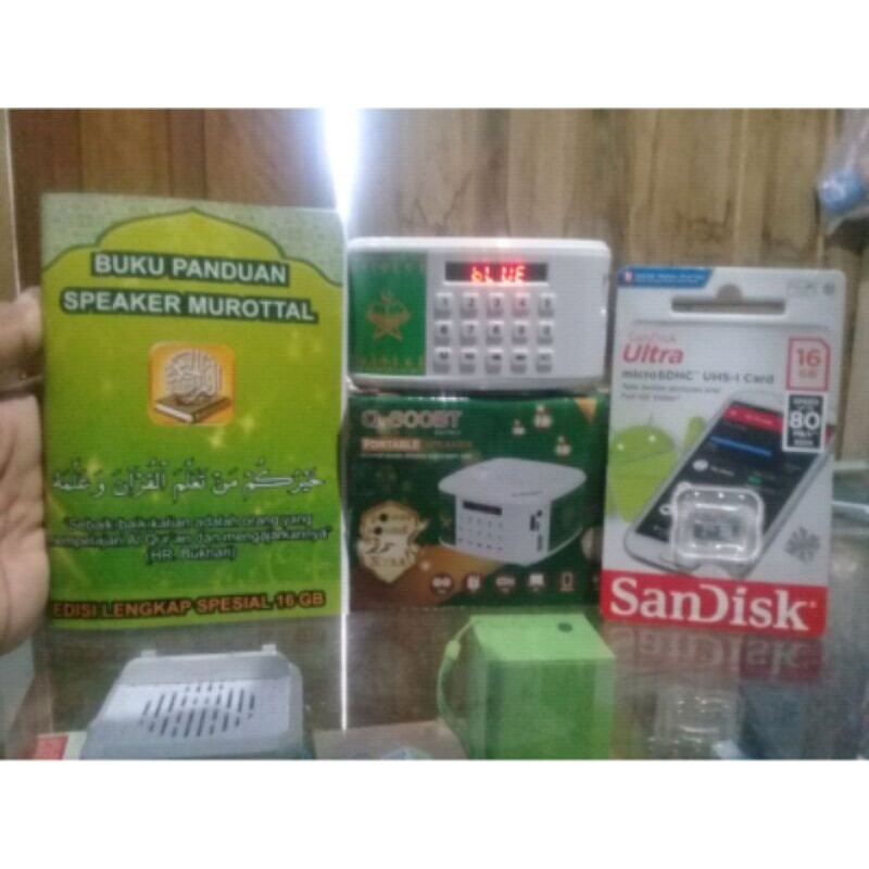 Speaker KHUSUS Murottal Super Lengkap (Speaker Q-600BT) bisa bluetoot