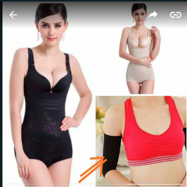 Korset sliming suit fiber