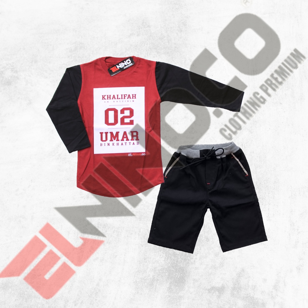 STAR-KIDSSTORE / Kaos Anak Laki-Laki / Setelan Kurta Anak Termurah / Set Chino UMAR