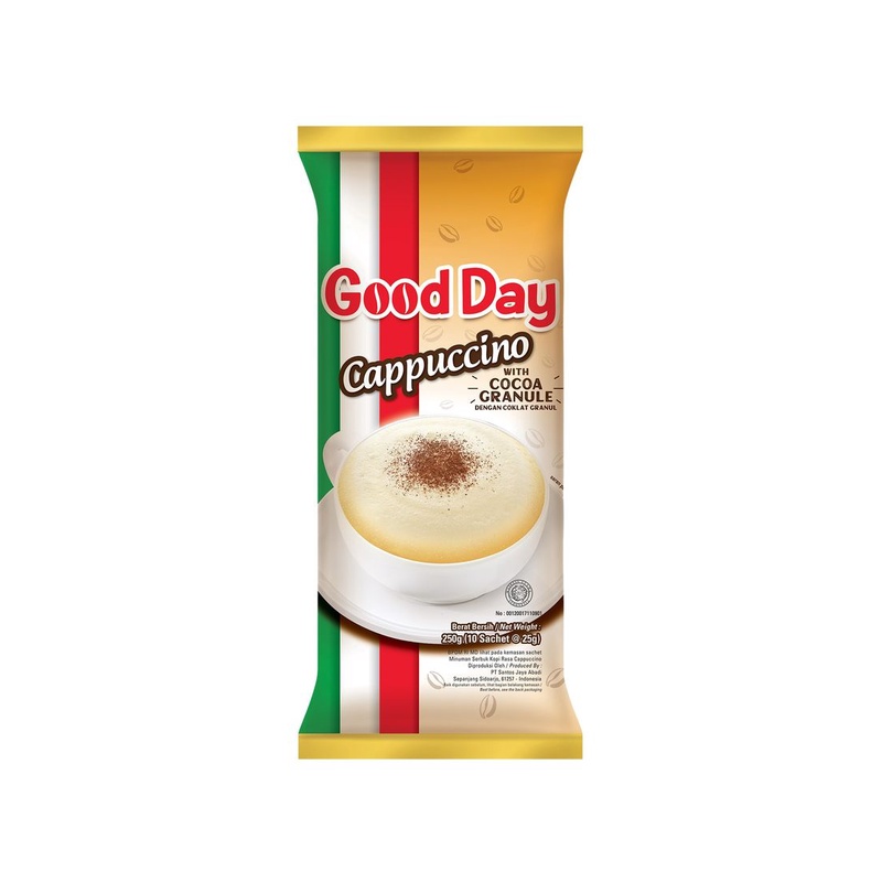 

Good Day Kopi Instant Cappuccino W/Coklat Granul 10X25g - Alhanan/04