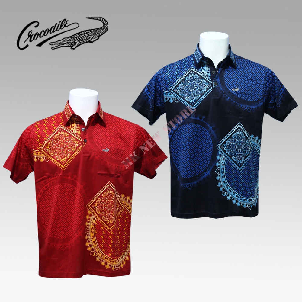 Kaos Pria Kerah Kemeja Crocodile Diamond 2199-142