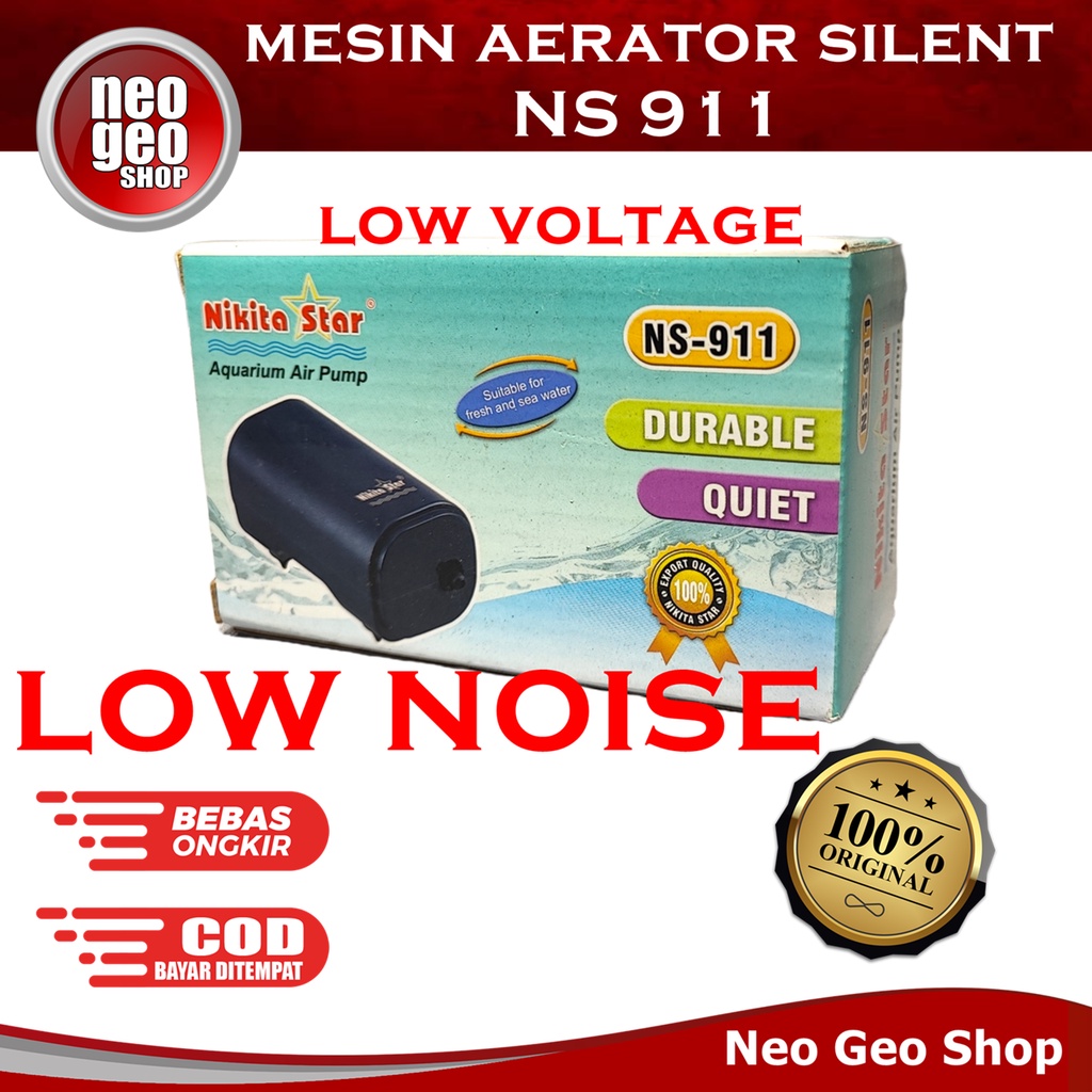 NIKITA STAR NS911 NS 911 mesin pompa aerator udara air pump aquarium silent