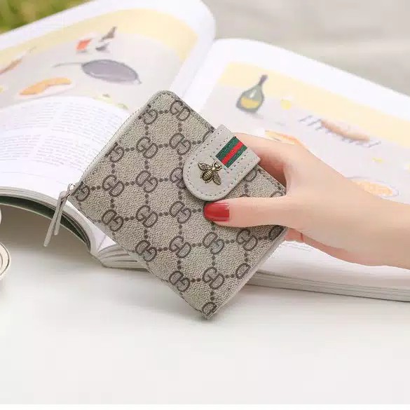 Dompet Lipat Wanita Motif Dompet Uang Kertas Koin Import Multifungsi Women Wallet Azgalery D44