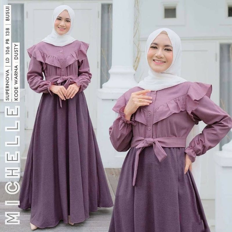 Baju Gamis Wanita Kondangan Pesta Muslim Wanita Kekinian Gamis dewasa terbaru 2022 untuk lebaran baj