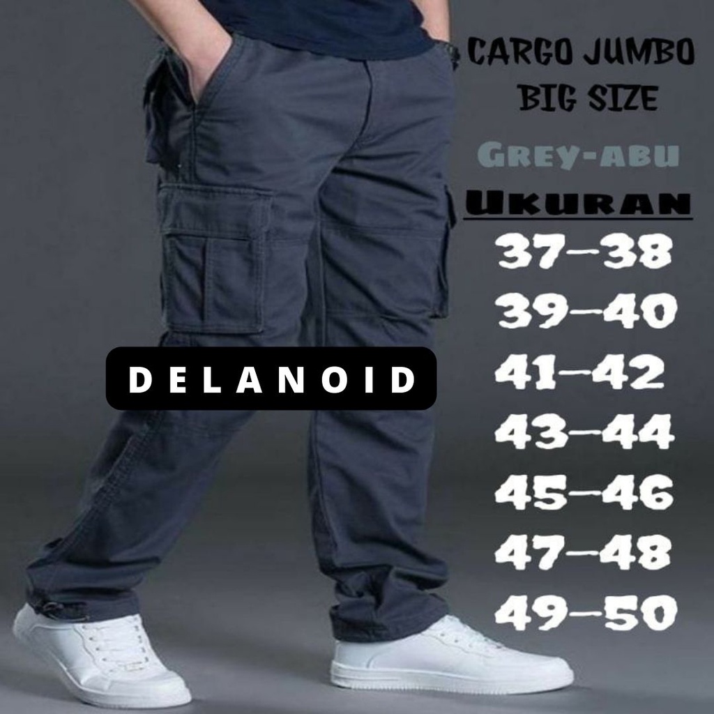 Celana Panjang Pria / celana cargo panjang / celana cargo panjang pria jumbo / Celana Panjang Pria/Celana Cargo Big Size 36-48/COD BAYAR DI TEMPAT/Celana Pria Jumbo/Celana Pria/celana panjang pria big