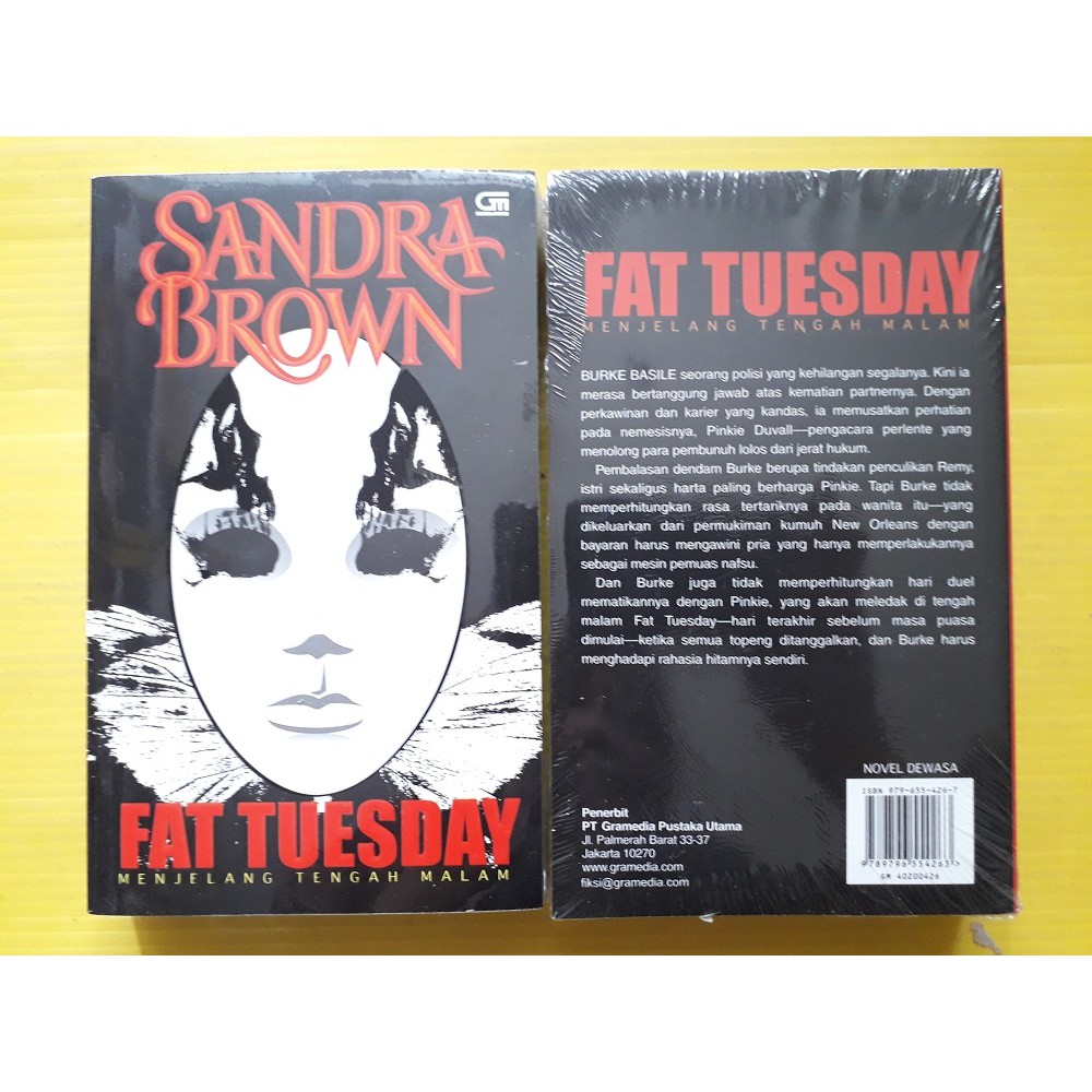 Buku Murah : Fat Tuesday - Menjelang Tengah Malam by Sandra Brown