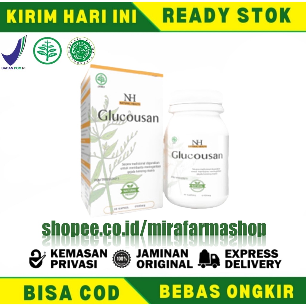 Glucousan Asli Original Obat Diabetes Herbal Mengobati Kencing Manis - Guci Cina Kapsul Diabetes